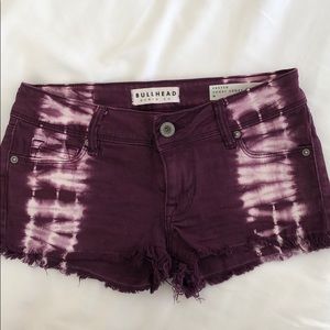 Bullhead tie-dye shorts